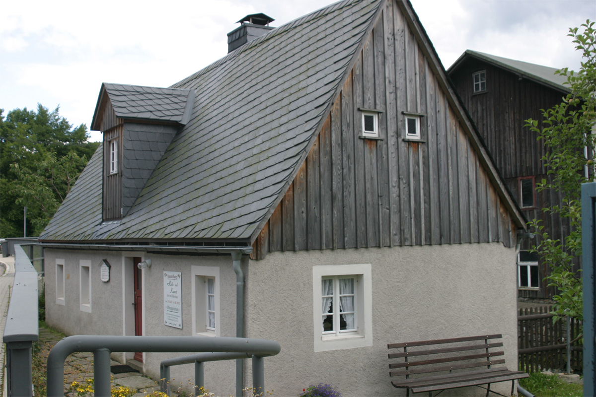 Flößerhaus mit Bauerngarten