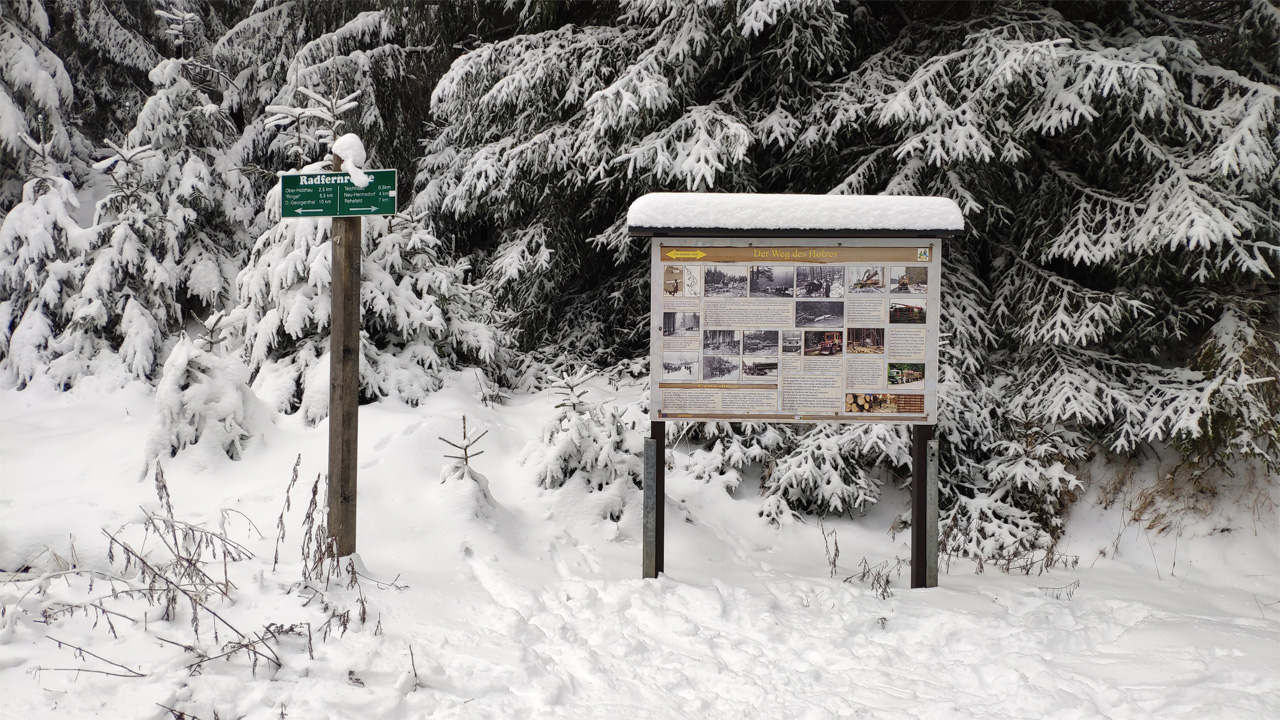Weg des Holzes