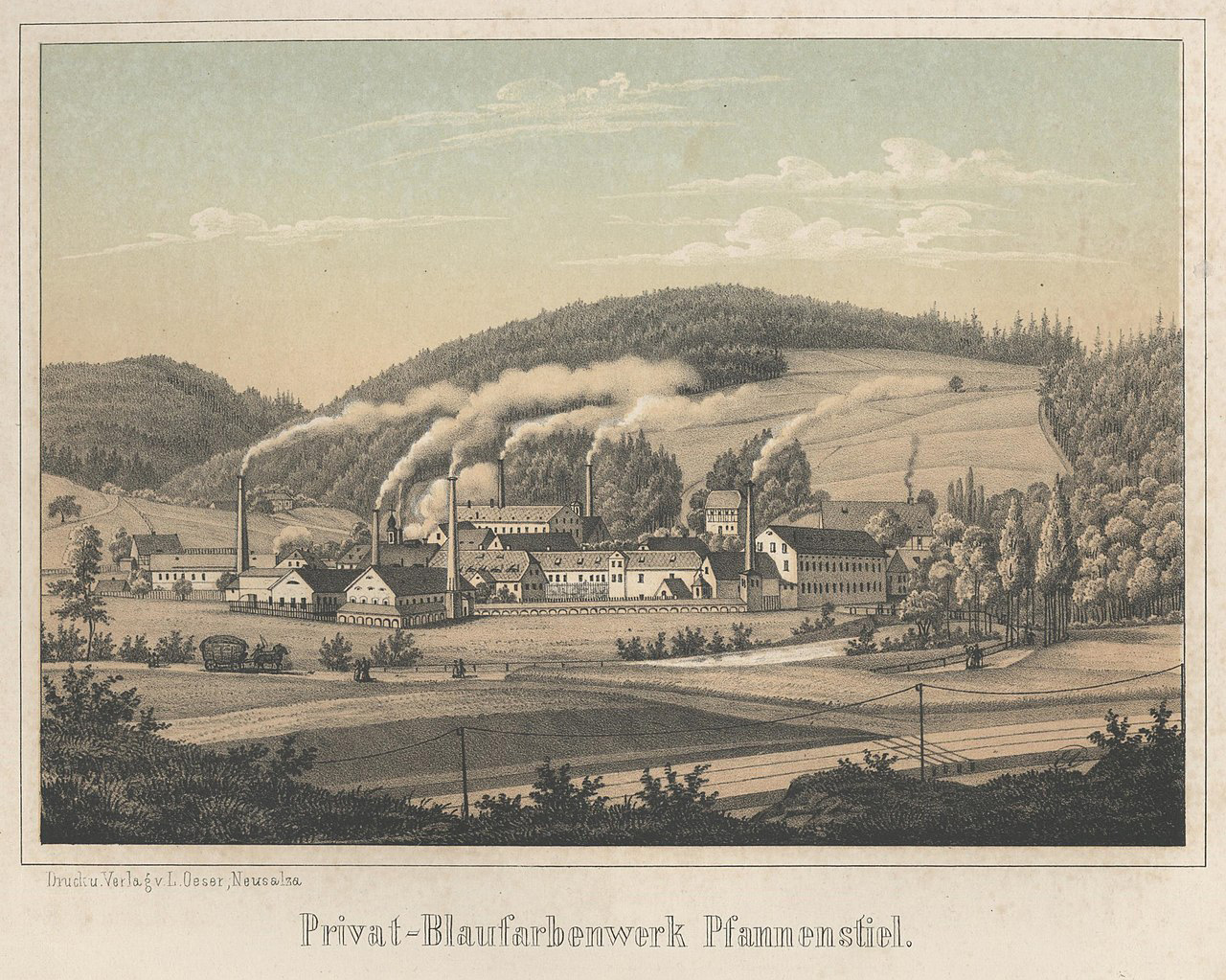 Hüttenlaboratorium des Pfannenstieler Blaufarbenwerks